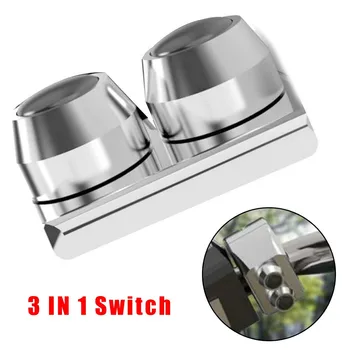 

1pcs Motorcycle Switch 1pc 1x 1* 1In Horn CNC Switch Motorcycle Handlebar
