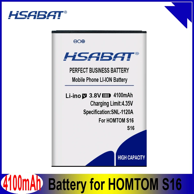 Аккумулятор HSABAT 4100 мАч для HOMTOM S16 5,5 дюйма
