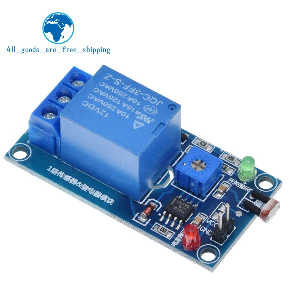 5V 12V Light Photoswitch Sensor Switch LDR Photoresistor Relay Module
