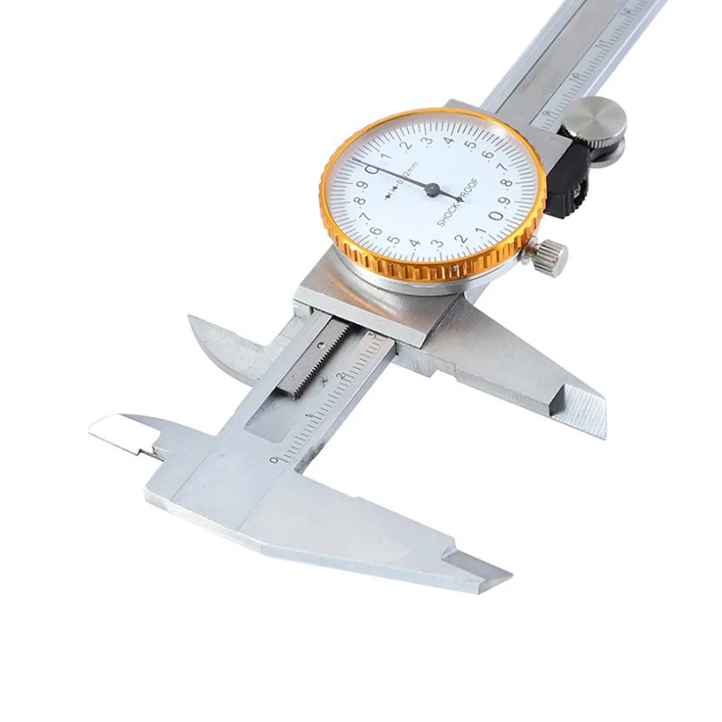 0-150 мм метрический измерительный инструмент штангенциркуль с циферблатом ударопрочный штангенциркуль 0,02 мм