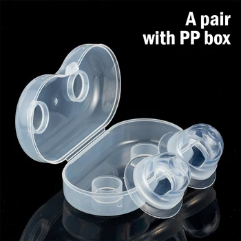 

2CS Silicone Nipple Aspirator Corrector Painless Nipple Sucker Puller Braces Redress Niplette Correction Clamps Corrector #40