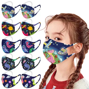 

10PCS Cute Print Face Mask For Dustproof mondmasker cubrebocas Kids Child washable reusable face masks masque enfant Facemasks