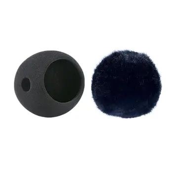 

Foam Mic Cover Artificial Fur Mic Windscreen Muff for Blue Snowball Microphone