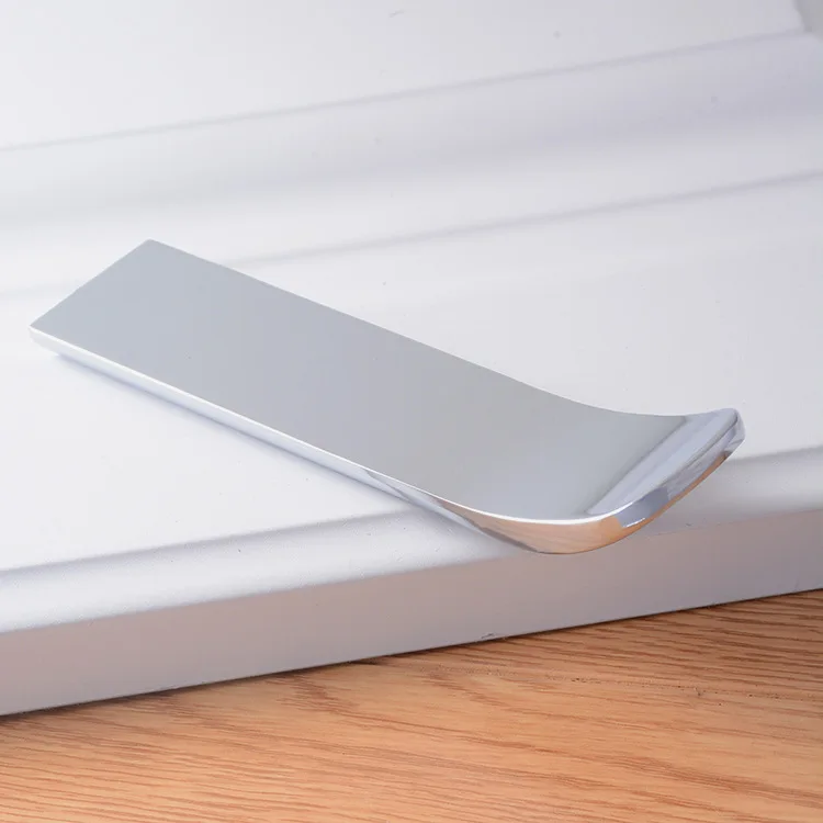 

Modern Minimalist Teapoy Table TV Cabinet Bathroom Cabinet Drawer Handle Tongue-shaped Shoehorn Mirror Light Thumb Handle