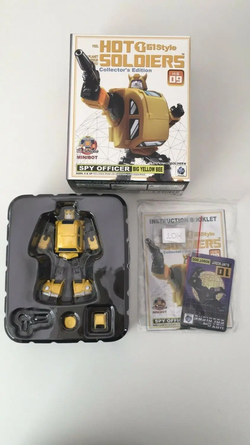 

Hot Soldiers HS09 Bumblebee mini Transformation TOY G1 figure toy