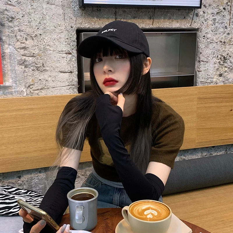 Кепка женская с козырьком Мягкая универсальная Солнцезащитная бейсболка в