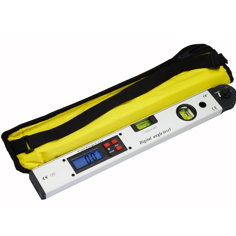 Digital Electronic Protractor ruler angle finder Level Measuring Gauge meter inclinometer 0-225 degree 400MM metal material