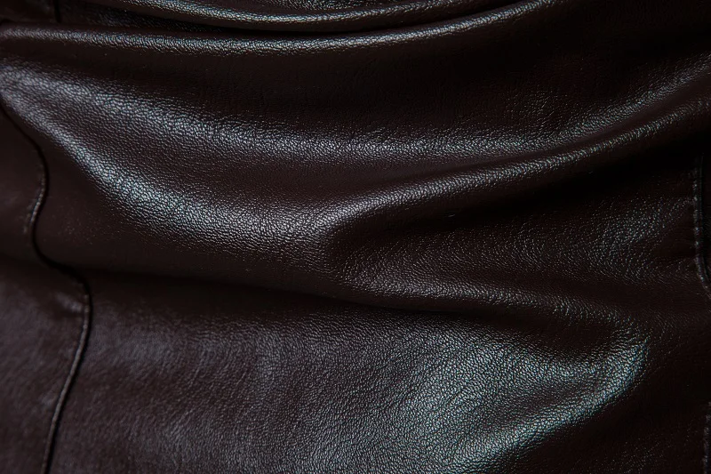 Осень и зима стиль мужчины высокое качество корейский стиль мода Slim Fit локомотив отложной воротник кожаное пальто