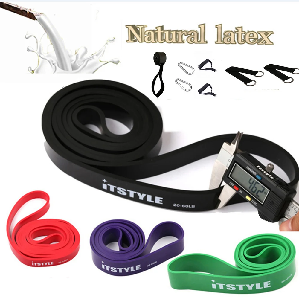 Loop-Band Expander Latex Rubber Power Crossfit 41--Resistance-Bands 208CM Natural