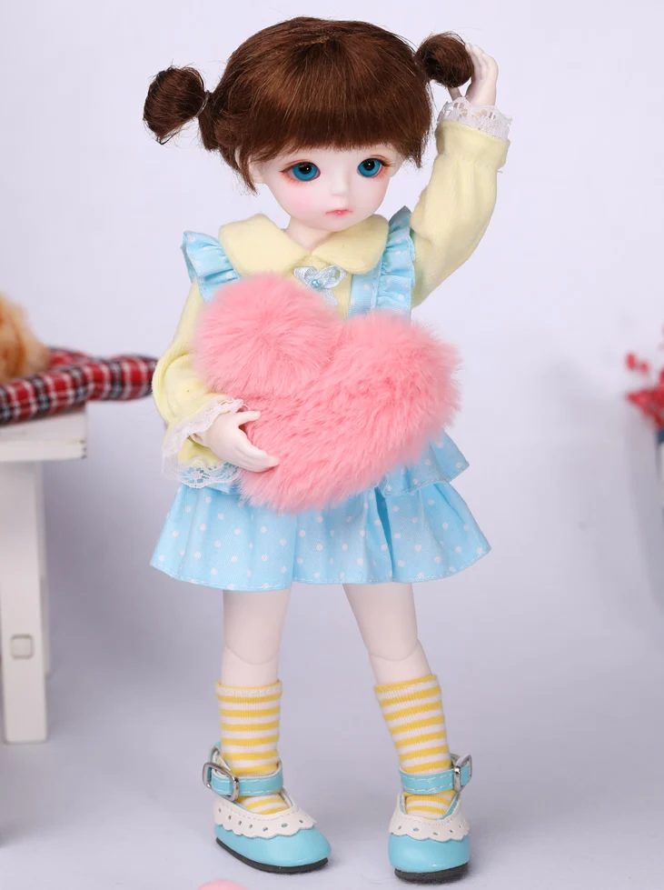 1/6 масштаб BJD Кукла Милый ребенок девочка BJD/SD смола фигурка кукла DIY модель игрушка подарок. Полный набор с одеждой, обувью, париком A0107LinaCream YOSD