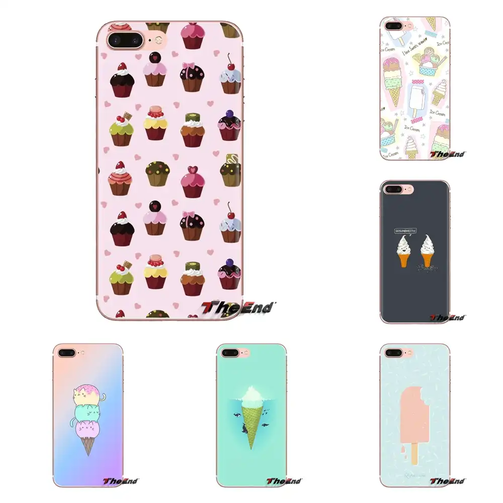 Phone Cover Ice Cream Cute Phone Wallpaper For Iphone Xs Max Xr X 4 4s 5 5s 5c Se 6 6s 7 8 Plus Samsung Galaxy J1 J3 J5 J7 A3 A5 Fitted Cases Aliexpress