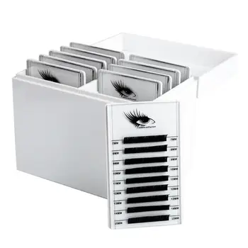 

Acrylic Cosmetic Storage Makeup Organizer Clear Eyelash Storage Box Eyelashes Glue Pallet Holders 10 Layers Grafting Eyelash
