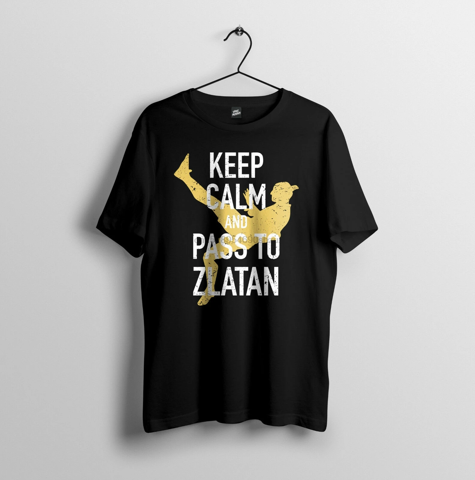 Keep Calm And Pass To ZLATA football Inspired Дизайнерские мужские футболки унисекс S-2XL |