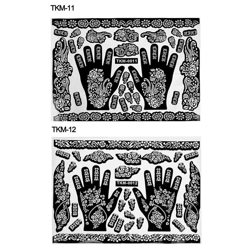 Moda Kina Hint Gecici Dovme Sablonlari El Ayak Dovme Sablonlar
