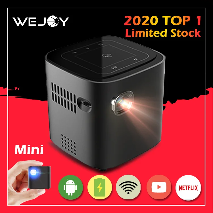 Умный проектор Wejoy Mini Pico карманный для Android Портативный ТВ видео 4k|video projecteur|mini