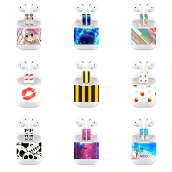 

Newest 3M Adhesive sticker colorful color for Apple Airpods 1 2 Protective Skin