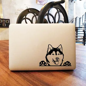

Cute Husky Puppy Dog Laptop Sticker for Macbook Decal Pro Air Retina 11 12 13 14 15 inch Vinyl HP Dell Mac Book Mi Notebook Skin