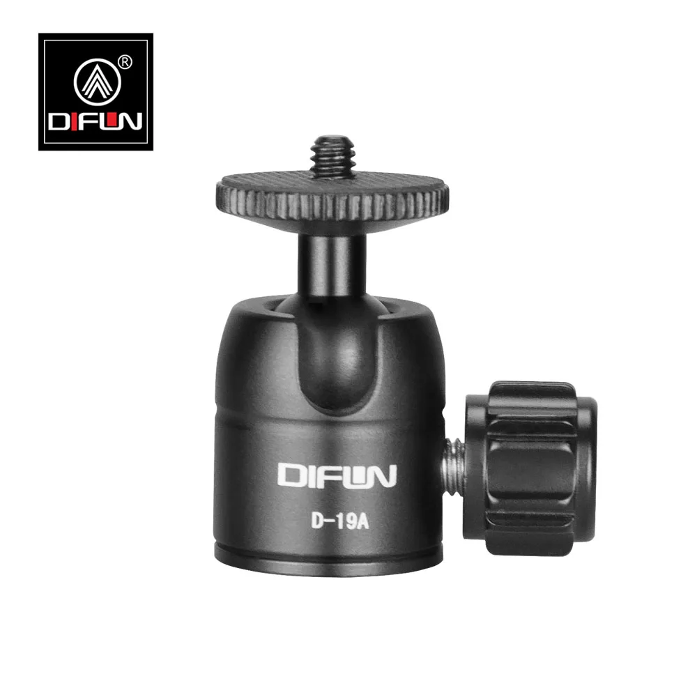 

DIFUN D-19A Tripod Ball Head Small Metal SLR Camera Universal Mobile Phone Stabilizer