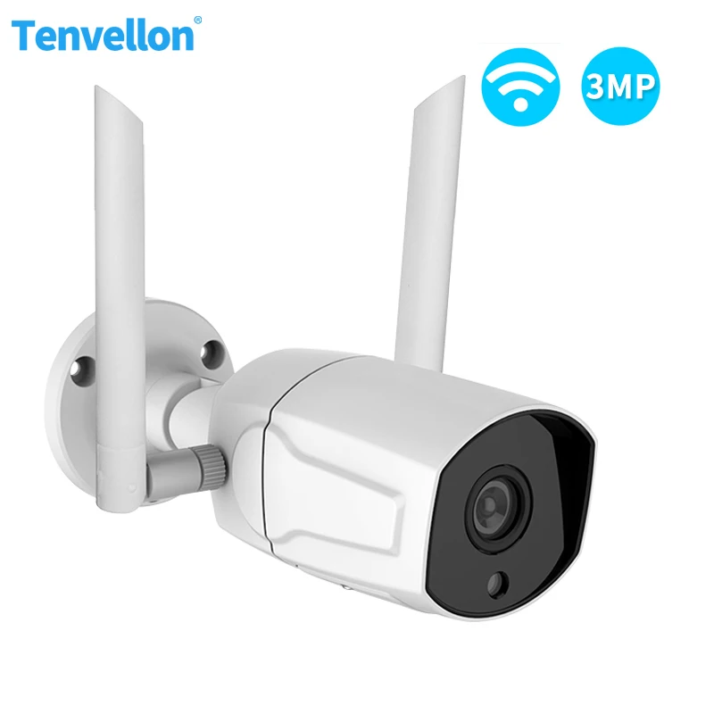 3MP IP камера WiFi H.265 Yoosee уличная камера водонепроницаемая металлическая CCTV Onvif ipCam беспроводная камера видеонаблюдения