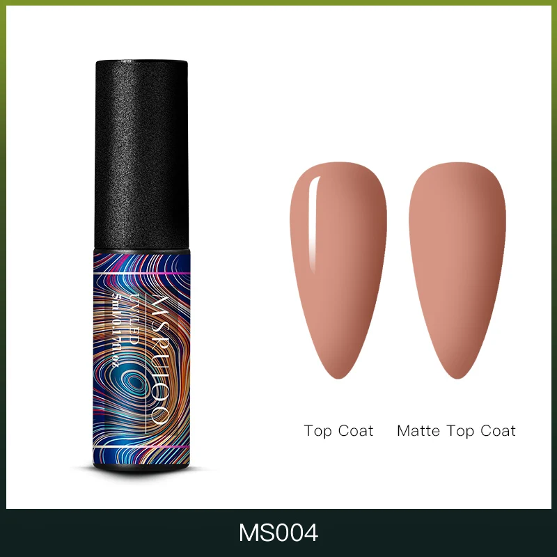 S09082 MSRUIOO, 5 мл, меняющий цвет, УФ Гель-лак, блестки, Термальный гель для ногтей, матовое верхнее покрытие, отмачиваемый Гель-лак для нейл-арта, лак - Цвет: S09082