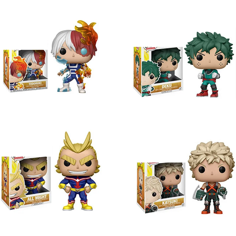 FUNKO My Hero Академия DXF фигурка DEKU KATSUKI все может Тодороки виниловые экшн-фигурки
