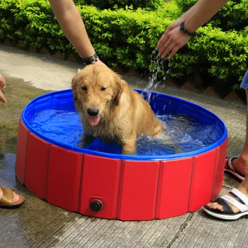 

New Portable Dog Swimming Pool Foldable Pet Bath Pool Collapsible Dog Bathtub Pet Bathing Tub Pool for Dogs Cats Pet Accessories