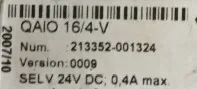 

100% Tested Work Perfect for QAIO 16/4-V BERGHOF used in good condition