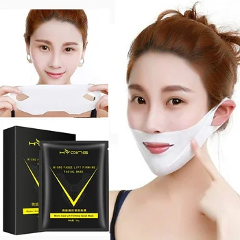 

V Shape Face Lifting Visage Double Chin Reducer Mask V Bandage Mask V Shape Face Mask for Firming Face & Neck Face Slimming
