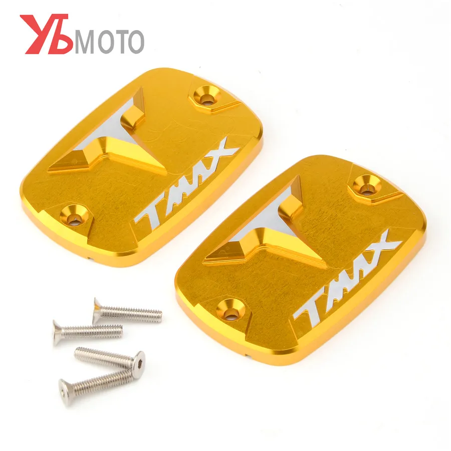 2 шт. крышка переднего цилиндра для Yamaha TMAX560 TMAX 560 Tech Max крышка бачка - Цвет: T Gold