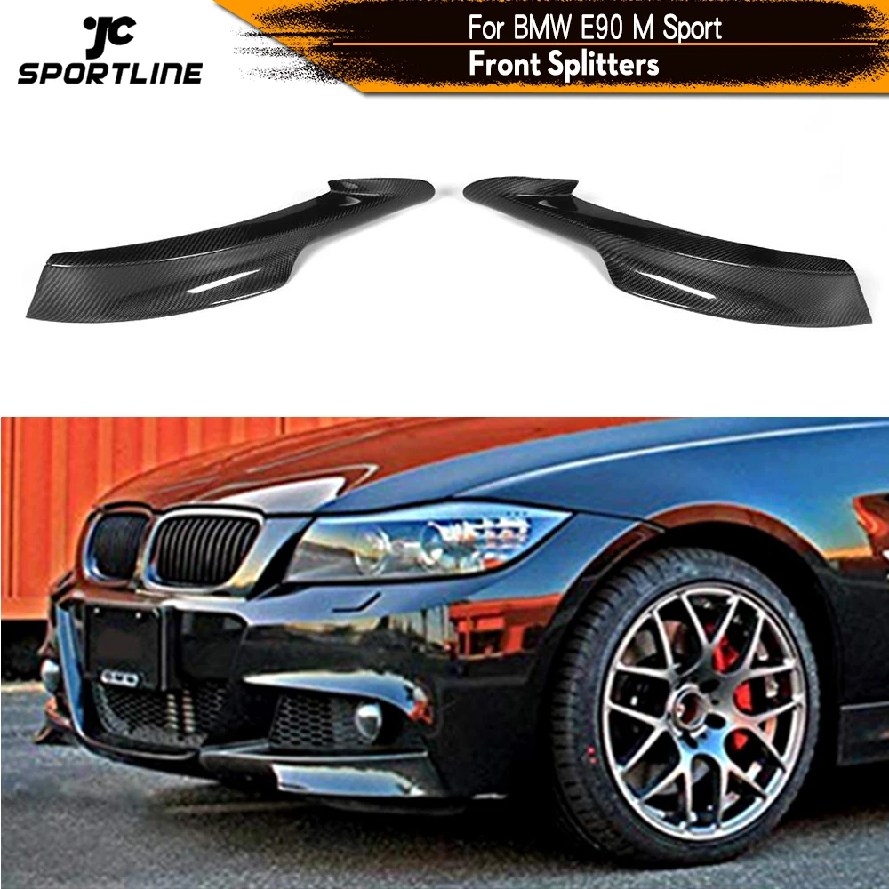 Для BMW 3 серии E90 M tech Sport передний бампер разветвители щитки Winglets 2006 2008 2009 2012 LCI