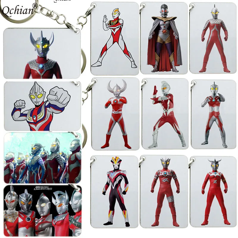 

Ultraman series Ultraman Victory taro jack leo ace Keychain Key Ring Gift boys Bag Pendant Charms Key Chains Jewelry porte clef