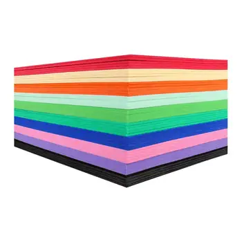 

50pcs Sponge Foam Paper EVA Craft Foam Sheets Handicraft Sheets Kids Arts Foam Paper for DIY Projects Scrapbooking