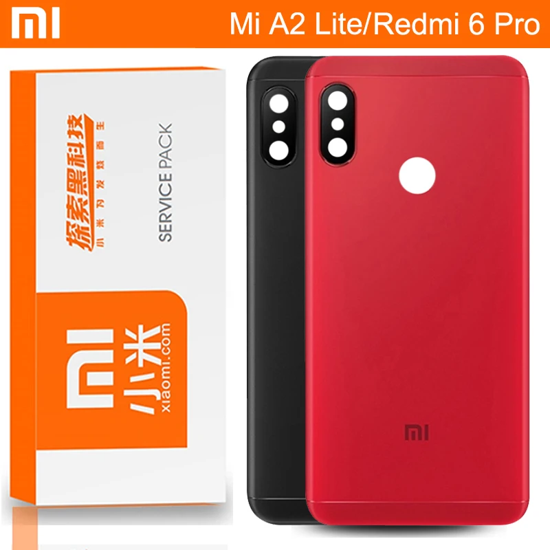 Задняя крышка батарейного отсека для Xiaomi Redmi 6 Pro/ Mi A2 Lite запасные части корпуса