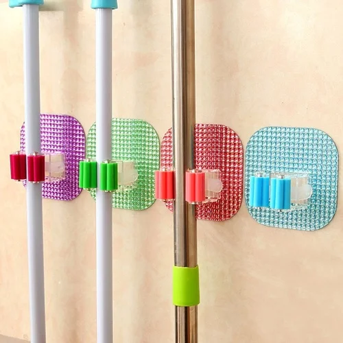 

Creative Home Furnishing Mop Hook Stores Daily Necessities of Daily Life Tools Multi-functional Seamless Mop Hook Color Random