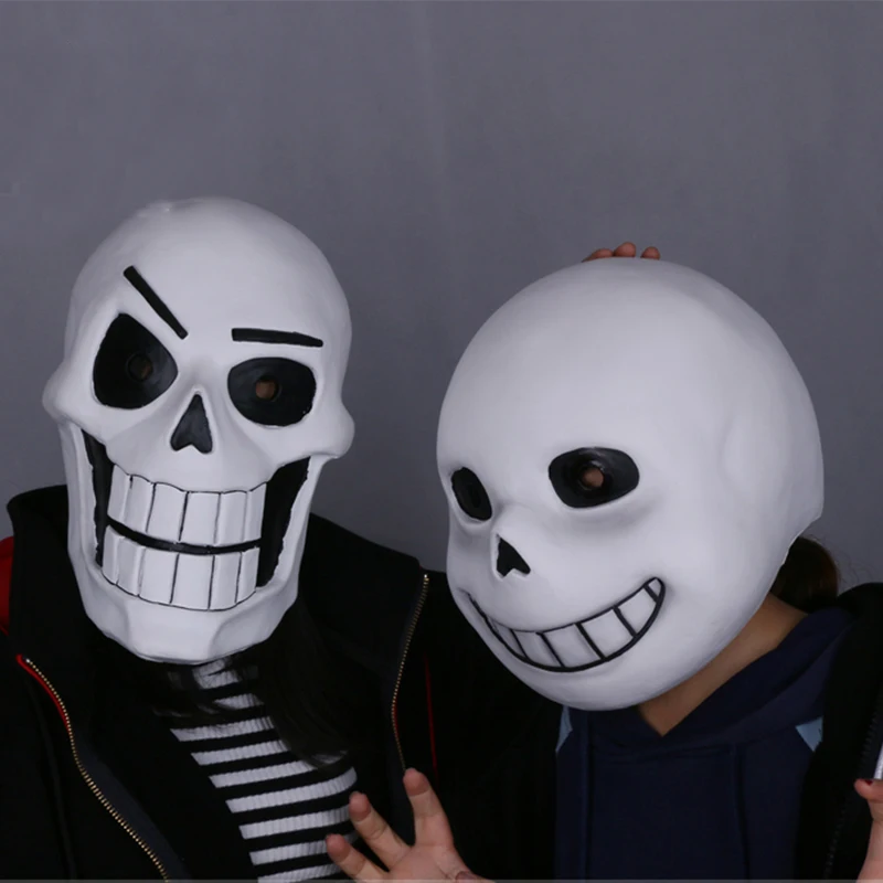 Undertale маска Sans Хэллоуин игра маска-Аниме cos Маскарадная Гладиатор жуткий череп