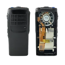 VBLL PMLN4216 – boîtier avant noir pour talkie walkie, Kit de couverture avec microphone pour haut parleur adapté à la Radio Motorola HT750 GP340 GP328 
