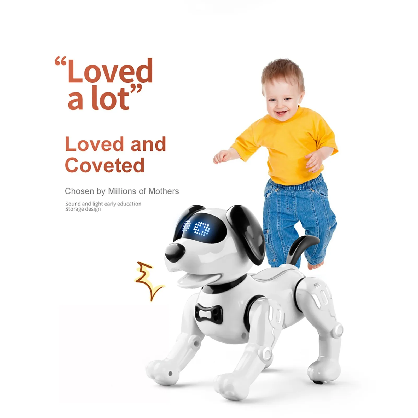 Robot Dog Remote Control Voice Smart Sing Dance Walking Electronic Pet Kids Baby Toy Rc Animals Toys Birthday Gift | Игрушки и хобби