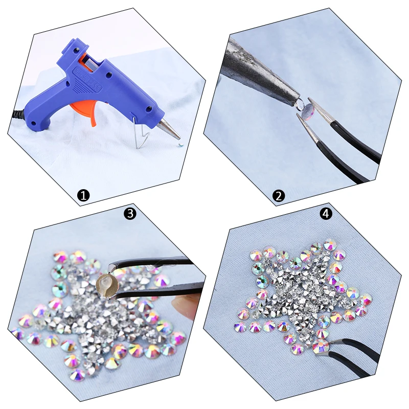 QIAO 20W Mini Hot Glue Gun Professional High Temp Heater Repair Heat tool patch / clothing accessories