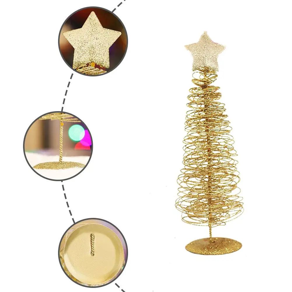

Christmas Iron Tree Mini Small Christmas Tree Decorations for Bar and Party