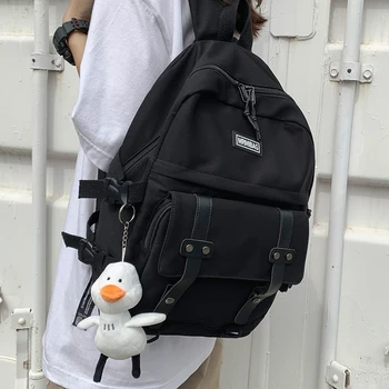 

HOCODO Backpack Women 2020 Waterproof Nylon School Bag Unisex Laptop Female High Quality Travel Backpack College Student Bookbag