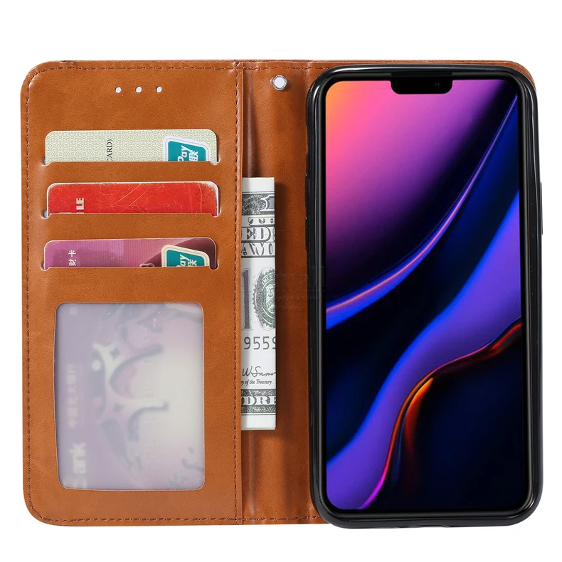 Чехол для iPhone 11, кошелек, замшевый кожаный чехол для карт, Магнитный чехол-книжка для iPhone 11 Pro Max, Роскошный Ретро Чехол-книжка