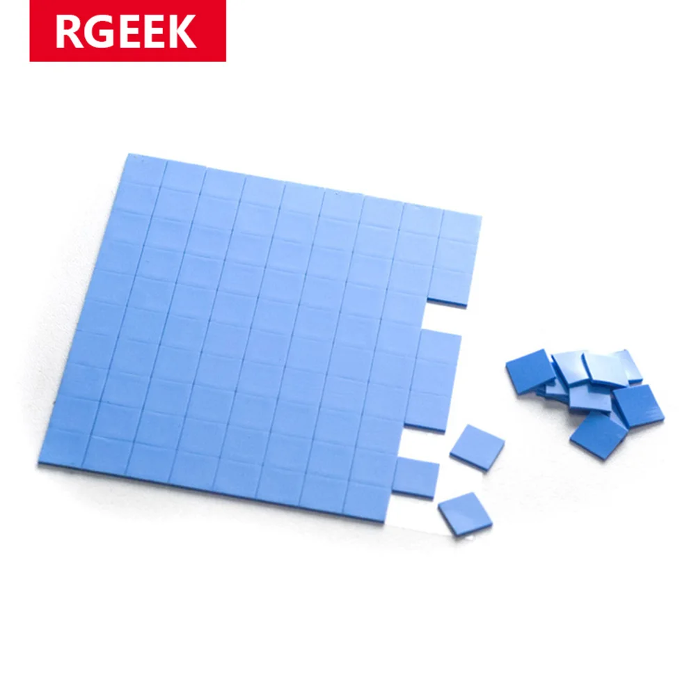 Conductive Silicone Gelid Thermal Pad 100 Pcs 100*100*0.5mm 100*100*1mm For CPU GPU thermal pad