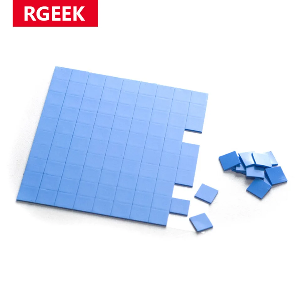 1pc Blue 100x 100x 3mm Silicone Thermal Pad Sheet Computer CPU - Foto 4