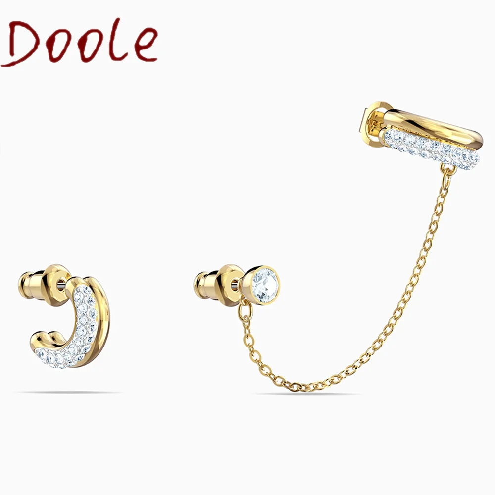 

SWA 2020 Fashion Jewelry High-quality Chain Geometric Earrings, Shiny And Charming Jewelry Is the Best Valentine's Day