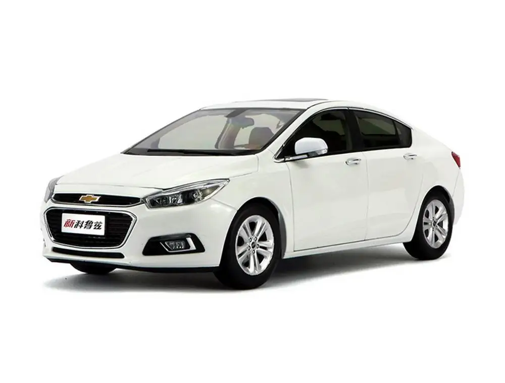 

1/18 Scale Chevrolet New Cruze 2015 White Diecast Car Model Toy Collection Gift