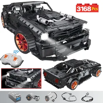 

3168pcs RCEndurance Sports Car Technic Racing Car Led Light MOC Model Building Block Bricks Toys for Kids