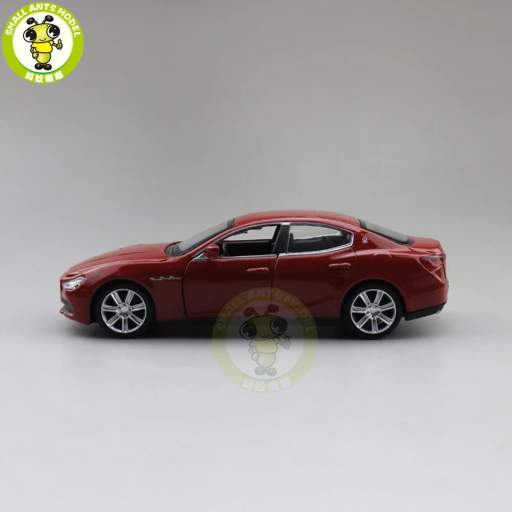1/32 Maserati Ghibli литая под давлением Модель автомобиля игрушки для детей мальчиков и девочек Подарки звуковое освещение Вытяните назад - Цвет: Red(only car)