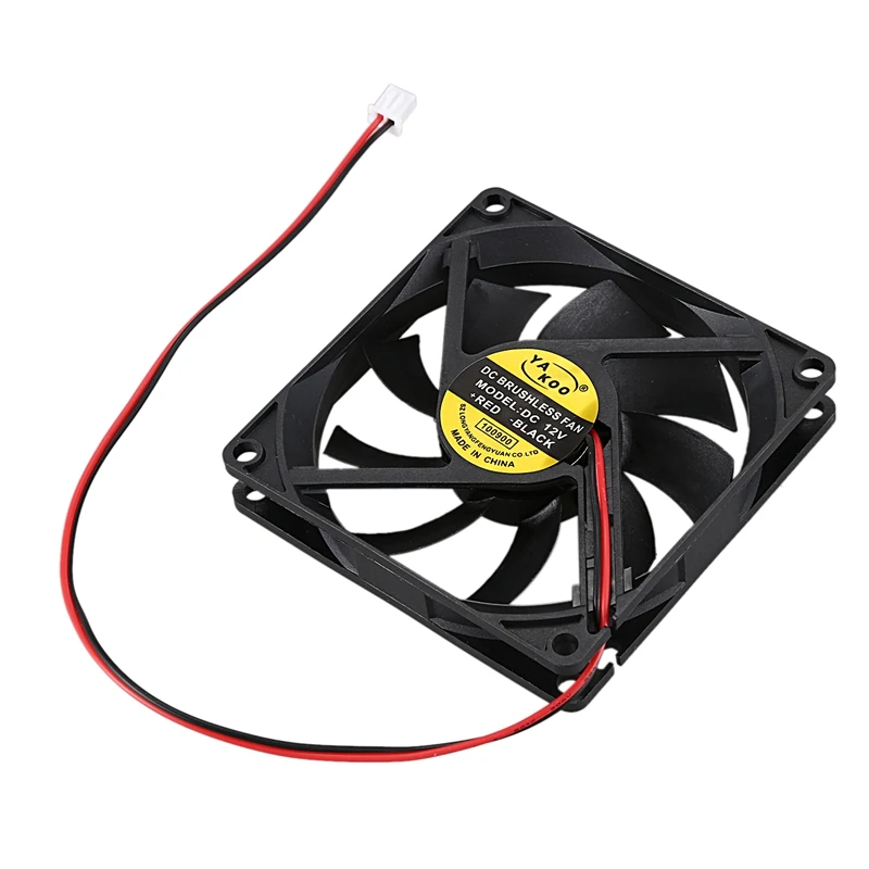 DC 12V 0.18A 2 контактный разъем ПК компьютер чехол Вентилятор охлаждения
