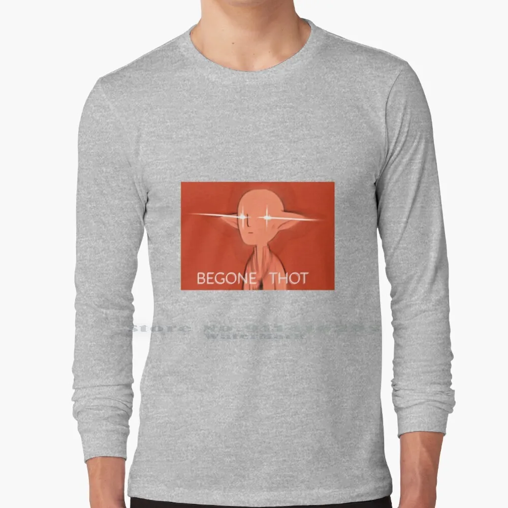 Begone Thot T Shirt 100% Puro Cotone Dragon Age Solas Solas Dragon Age Dragon Age Solas Humor Elf Meme Begone Thot Bioware