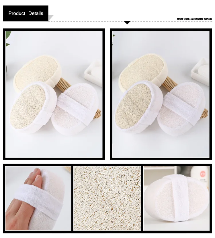 SOFT Fresh Natural Luffa BODY Bathing Brush Loofah Fat Sponge Bath Sponge